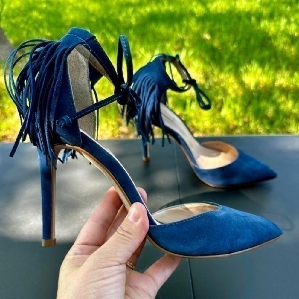 ALDO Blue pointed toe heels